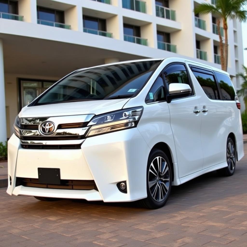 Toyota Vellfire Branco
